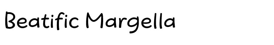 Beatific Margella font
