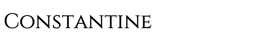 Constantine font