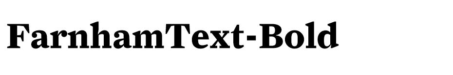 FarnhamText-Bold font