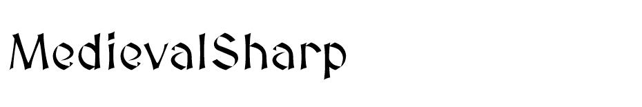 MedievalSharp font