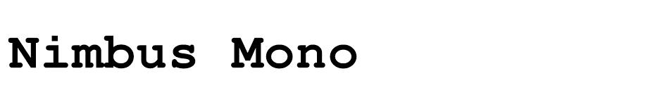 Nimbus Mono Font Family font