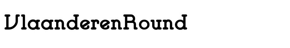 VlaanderenRound font