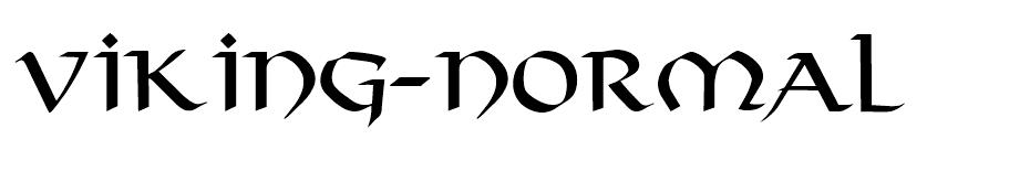 Viking-Normal font