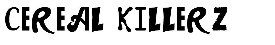 Cereal Killerz font