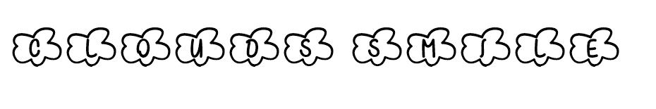 Clouds Smile Too font