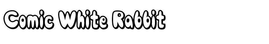 Comic White Rabbit  font