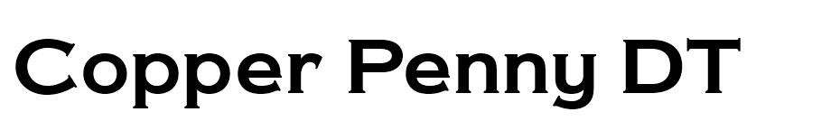 Copper Penny DTP  font