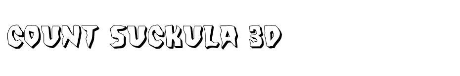 Count Suckula  font