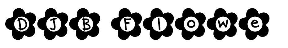 DJB Flower Power font