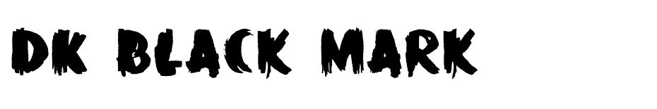 DK Black Mark  font