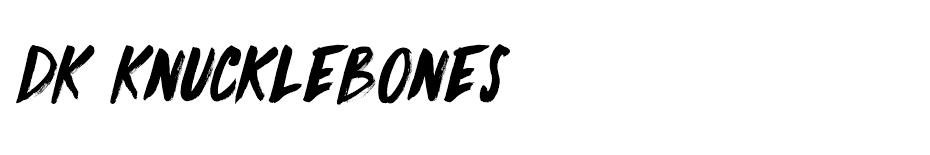 DK Knucklebones font