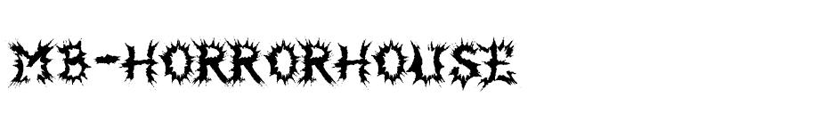MB Horror House font