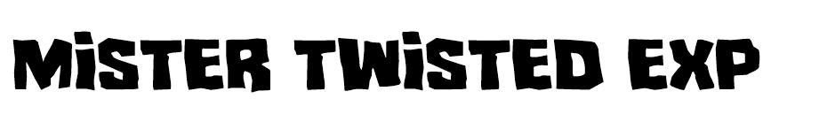 Mister Twisted font