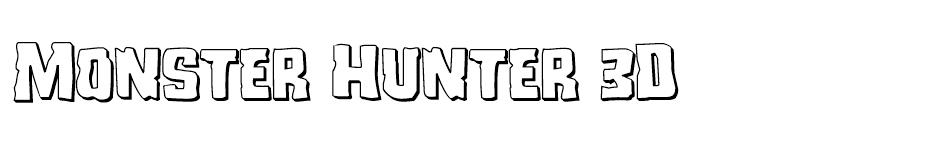 Monster Hunter  font