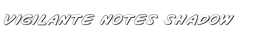Vigilante Notes font