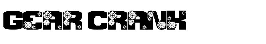 GCRANK font