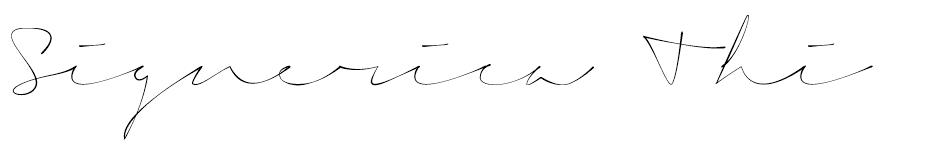 Signerica font