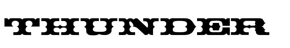 ThunderBay font