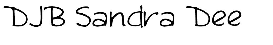 DJB Sandra Dee font