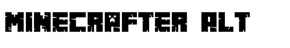 MineCrafter font